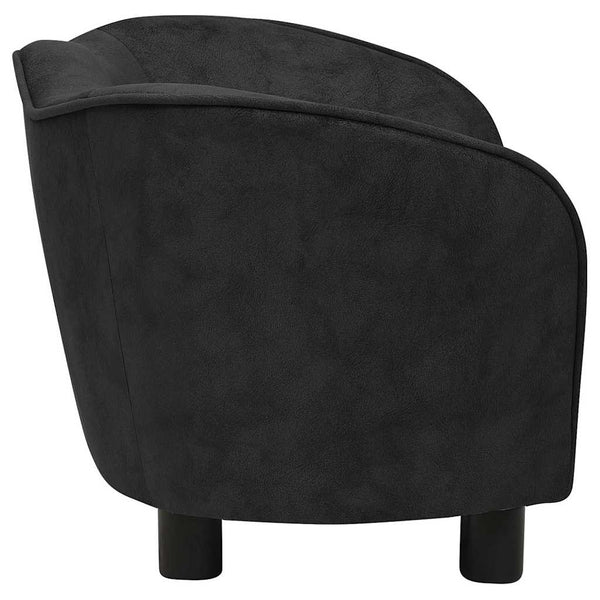Koiran sohva musta 66x43x40 cm plyysi
