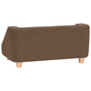 Koiran sohva ruskea 95x63x39 cm pellava