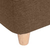 Koiran sohva ruskea 95x63x39 cm pellava