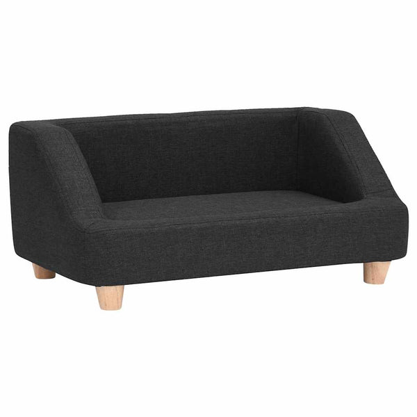 Koiran sohva musta 95x63x39 cm pellava