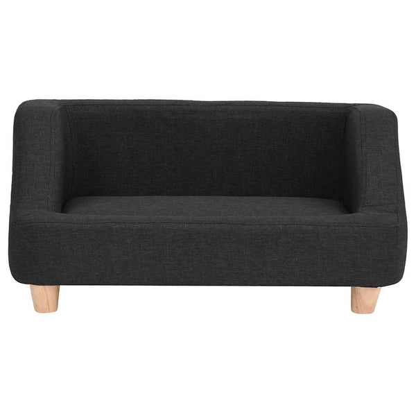 Koiran sohva musta 95x63x39 cm pellava