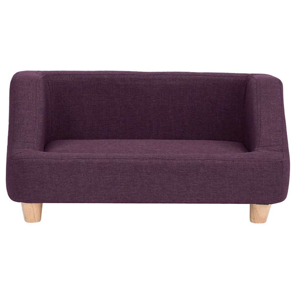 Koiran sohva viininpunainen 95x63x39 cm pellava