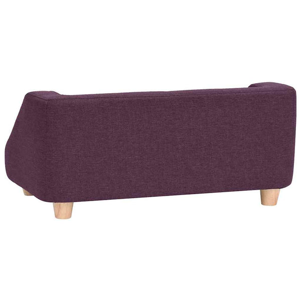 Koiran sohva viininpunainen 95x63x39 cm pellava
