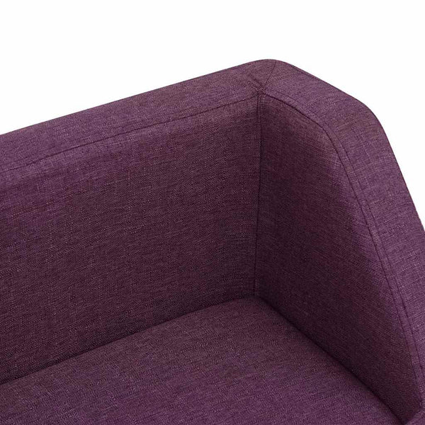 Koiran sohva viininpunainen 95x63x39 cm pellava