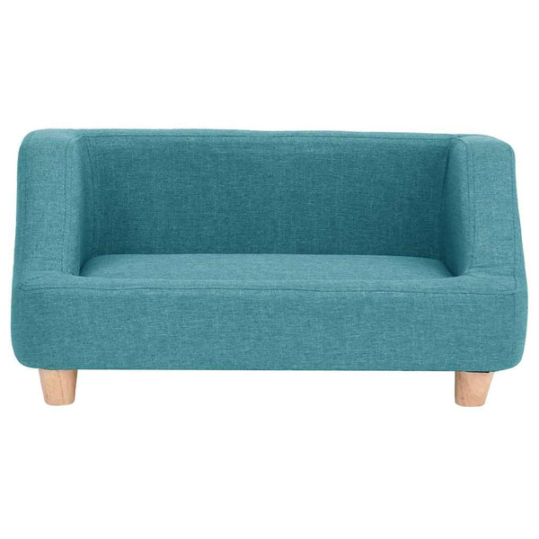 Koiran sohva turkoosi 95x63x39 cm pellava