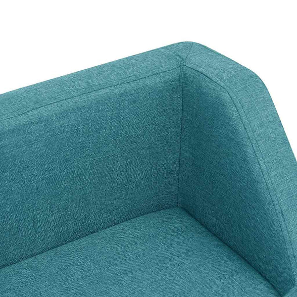 Koiran sohva turkoosi 95x63x39 cm pellava