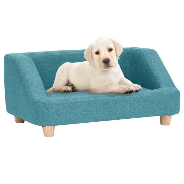 Koiran sohva turkoosi 95x63x39 cm pellava