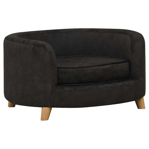 Koiran sohva musta 69x69x36 cm plyysi