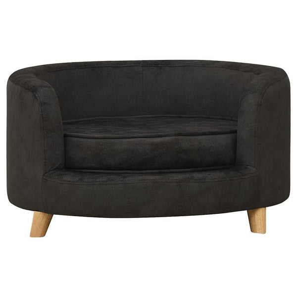 Koiran sohva musta 69x69x36 cm plyysi