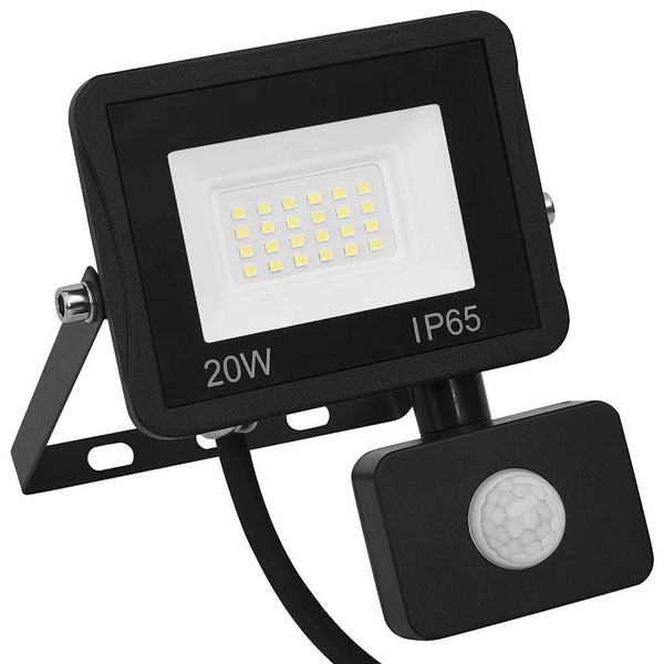 LED-valonheitin sensorilla 20 W lämmin valkoinen
