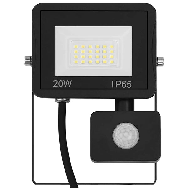 LED-valonheitin sensorilla 20 W kylmä valkoinen