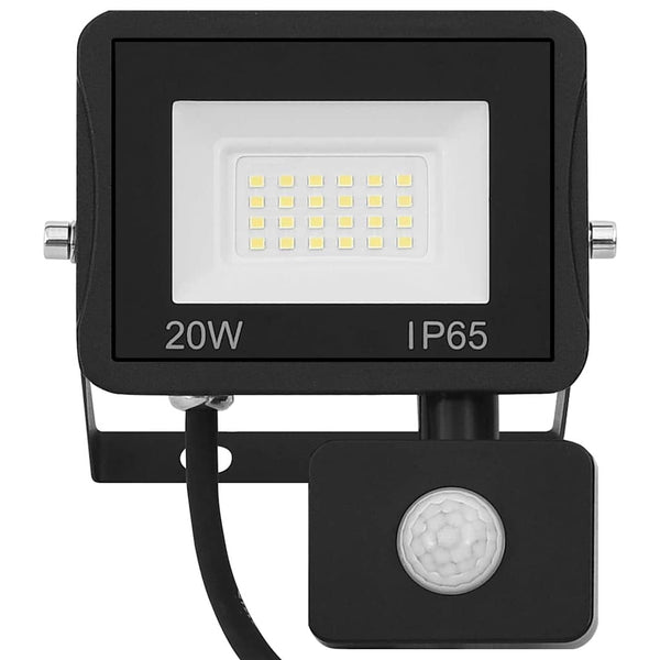 LED-valonheitin sensorilla 20 W kylmä valkoinen