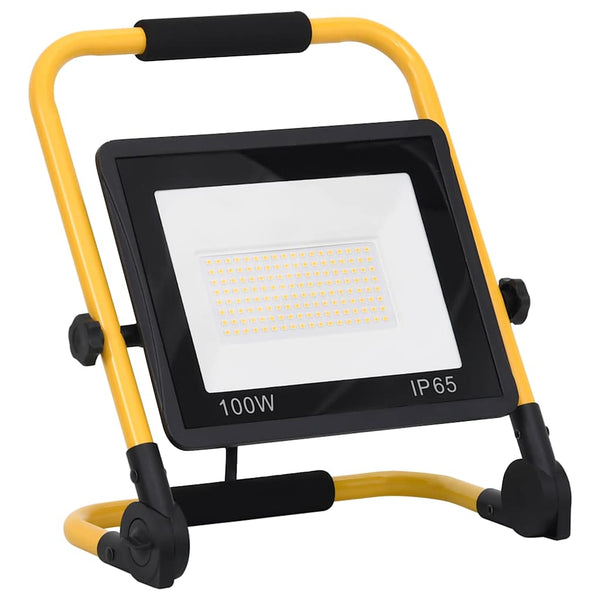 LED-valonheitin kahvalla 100 W lämmin valkoinen