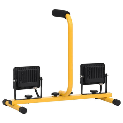 Kylmä valkoinen led-valonheitin kahvalla Campianu 2x20 W