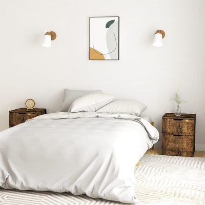 Savutammi yöpöydät Analica 40x40x50cm (2 kpl, puinen)