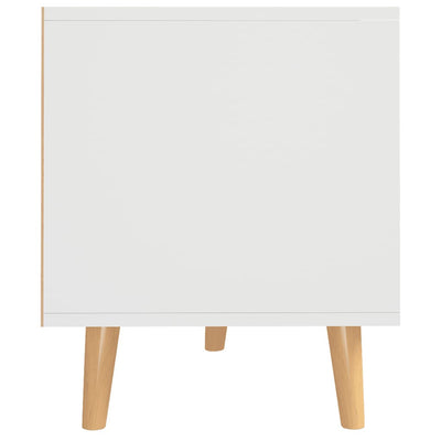 TV-taso valkoinen 90x40x48,5 cm tekninen puu