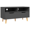 TV-taso harmaa 90x40x48,5 cm tekninen puu