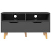 TV-taso harmaa 90x40x48,5 cm tekninen puu