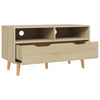 TV-taso Sonoma-tammi 90x40x48,5 cm tekninen puu