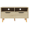TV-taso Sonoma-tammi 90x40x48,5 cm tekninen puu