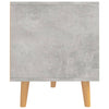 TV-taso betoninharmaa 90x40x48,5 cm tekninen puu