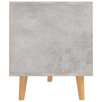 TV-taso betoninharmaa 90x40x48,5 cm tekninen puu