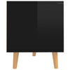 TV-taso korkeakiilto musta 90x40x48,5 cm tekninen puu