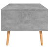 Sohvapöytä betoninharmaa 100x49,5x43 cm tekninen puu