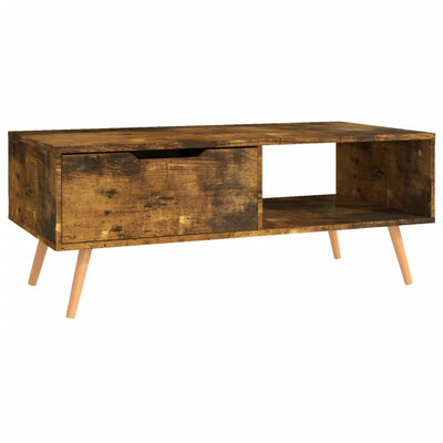 Sohvapöytä savutammi 100x49,5x43 cm tekninen puu