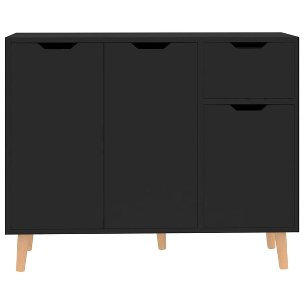 Senkki musta 90x30x72 cm tekninen puu