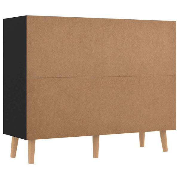 Senkki musta 90x30x72 cm tekninen puu