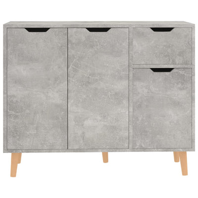 Senkki betoninharmaa 90x30x72 cm tekninen puu