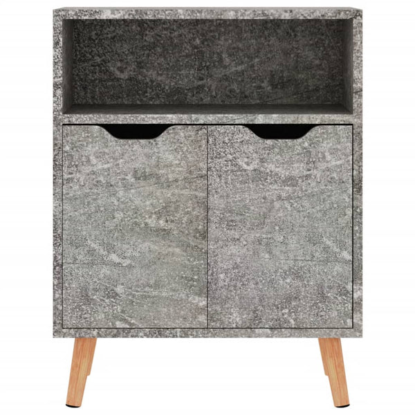 Betoninharmaa senkki Dimitriu 60x30x72cm (puinen)