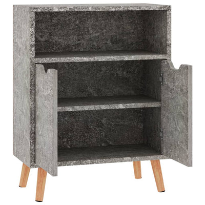Senkki betoninharmaa 60x30x72 cm tekninen puu