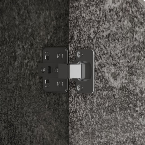 Betoninharmaa senkki Dimitriu 60x30x72cm (puinen)