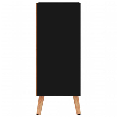 Senkki korkeakiilto musta 60x30x72 cm tekninen puu