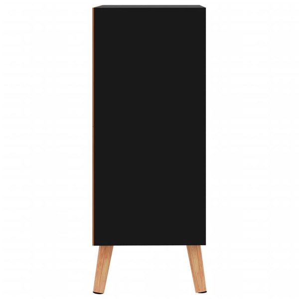 Musta senkki Dimitriu 60x30x72cm (korkeakiilto, puinen)