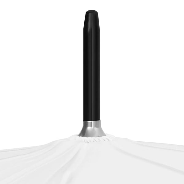 Valkoinen sateenvarjo Brigetta 130cm