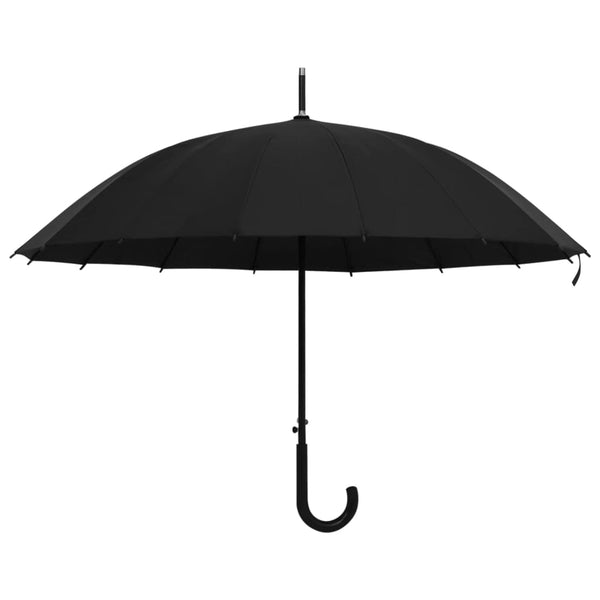 Musta sateenvarjo automaattinen Salcieana 105cm