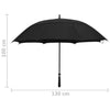 Musta sateenvarjo Zotica 130cm