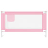 Turvalaita sänkyyn pinkki 150x25 cm kangas