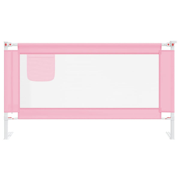 Turvalaita sänkyyn pinkki 150x25 cm kangas
