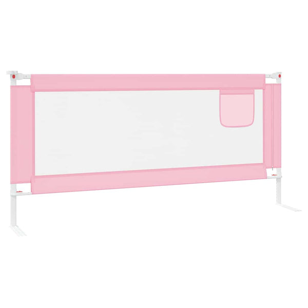 Turvalaita sänkyyn pinkki 200x25 cm kangas