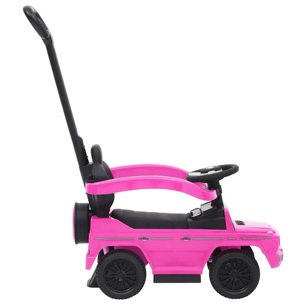Työnnettävä potkuauto G63 pinkki