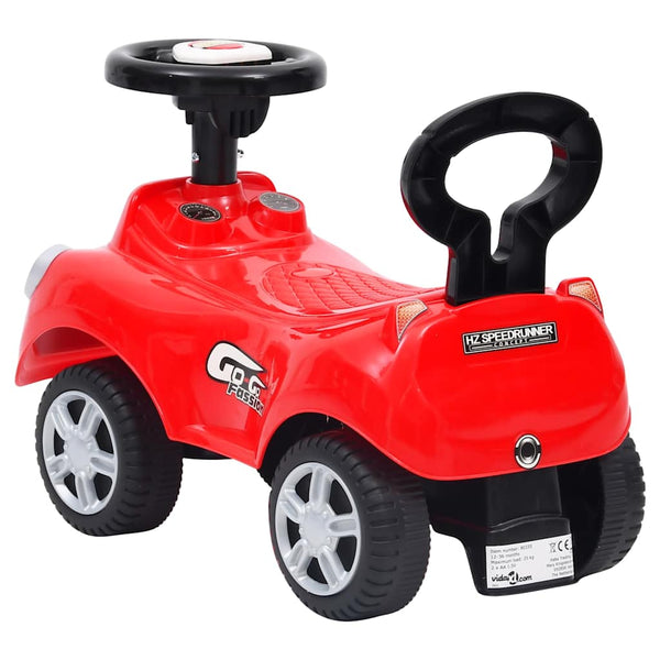 Potkuauto punainen