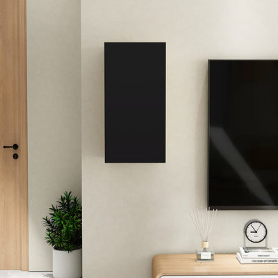 TV-taso musta 30,5x30x60 cm tekninen puu