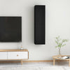 TV-tasot 2 kpl musta 30,5x30x60 cm tekninen puu
