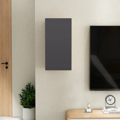 TV-taso harmaa 30,5x30x60 cm tekninen puu