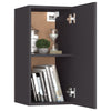 TV-tasot 2 kpl harmaa 30,5x30x60 cm tekninen puu