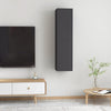 TV-tasot 2 kpl harmaa 30,5x30x60 cm tekninen puu